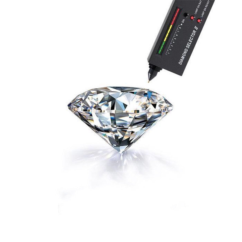 Serenité  White Gold Choker Clavicle Chain Moissanite Diamond Pendant